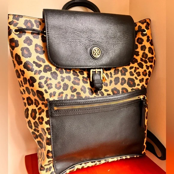 Tory Burch | Bags | Tory Burch Animal Print Backpack Uec  display picture 1
